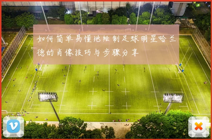 如何简单易懂地绘制足球明星哈兰德的肖像技巧与步骤分享